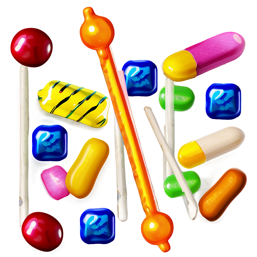 Bite-sized Candy Snacks Png Stt45