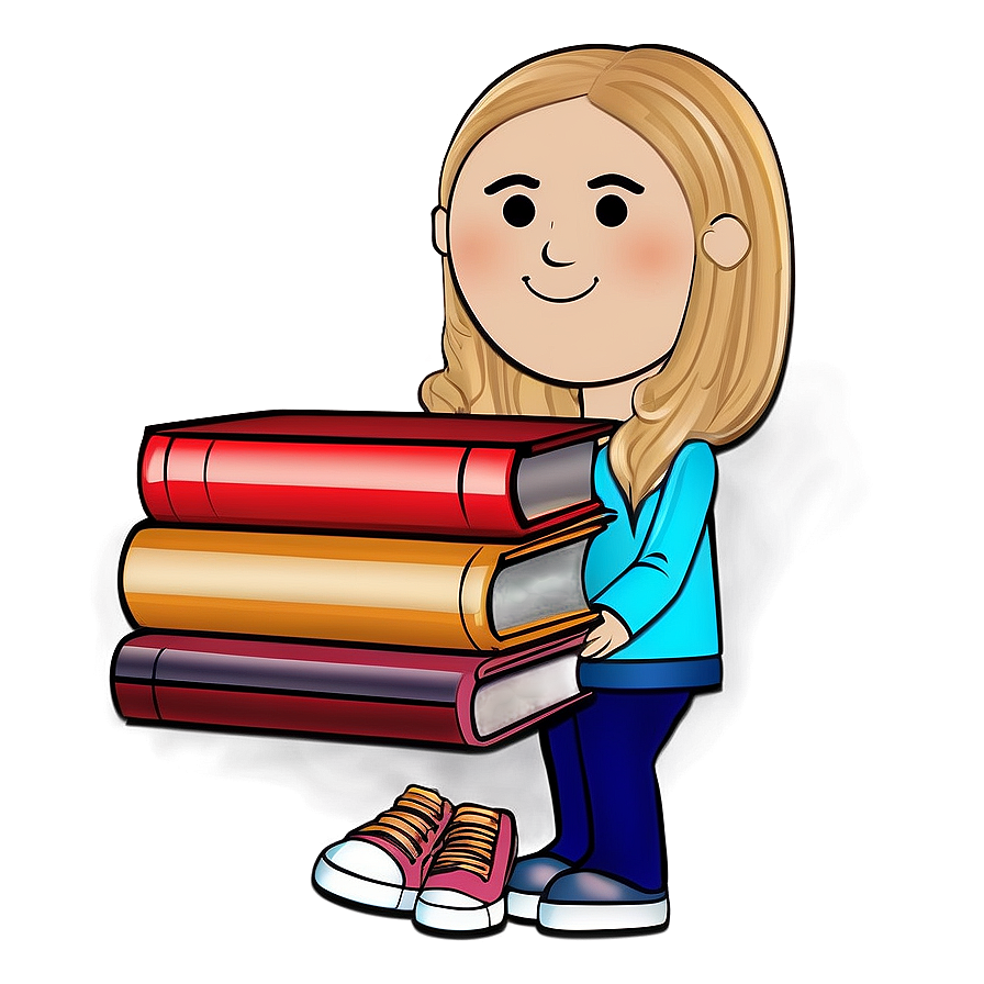 Bitmoji Book Lover Png 06202024