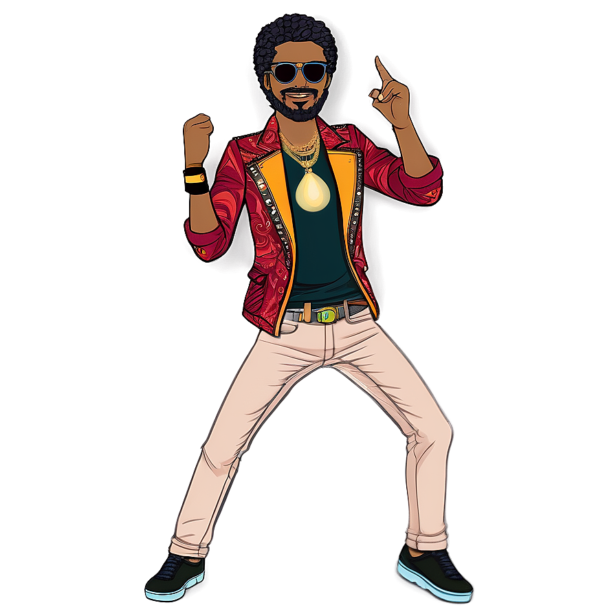 Bitmoji Disco Dancer Png 06202024