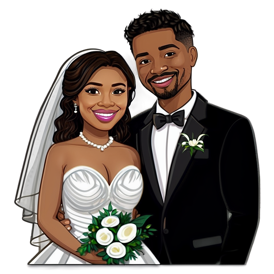 Bitmoji Virtual Wedding Png 44