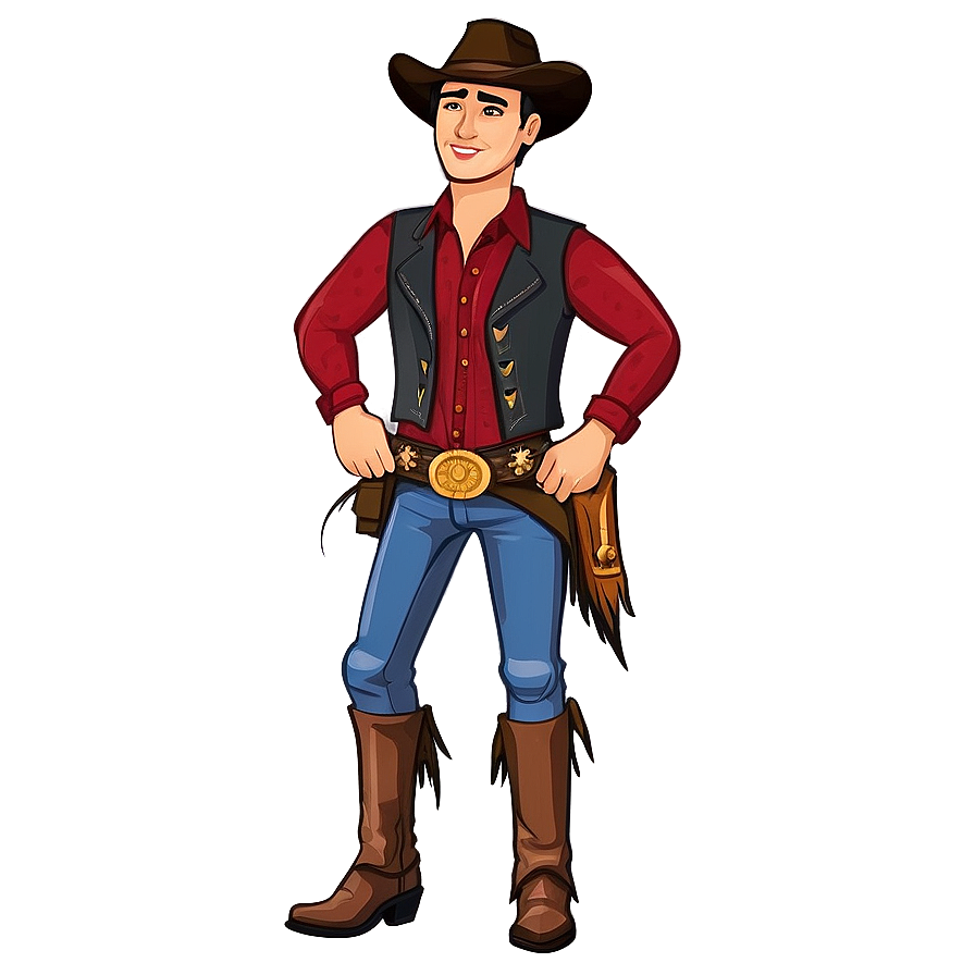 Bitmoji Wild West Cowboy Png 06202024