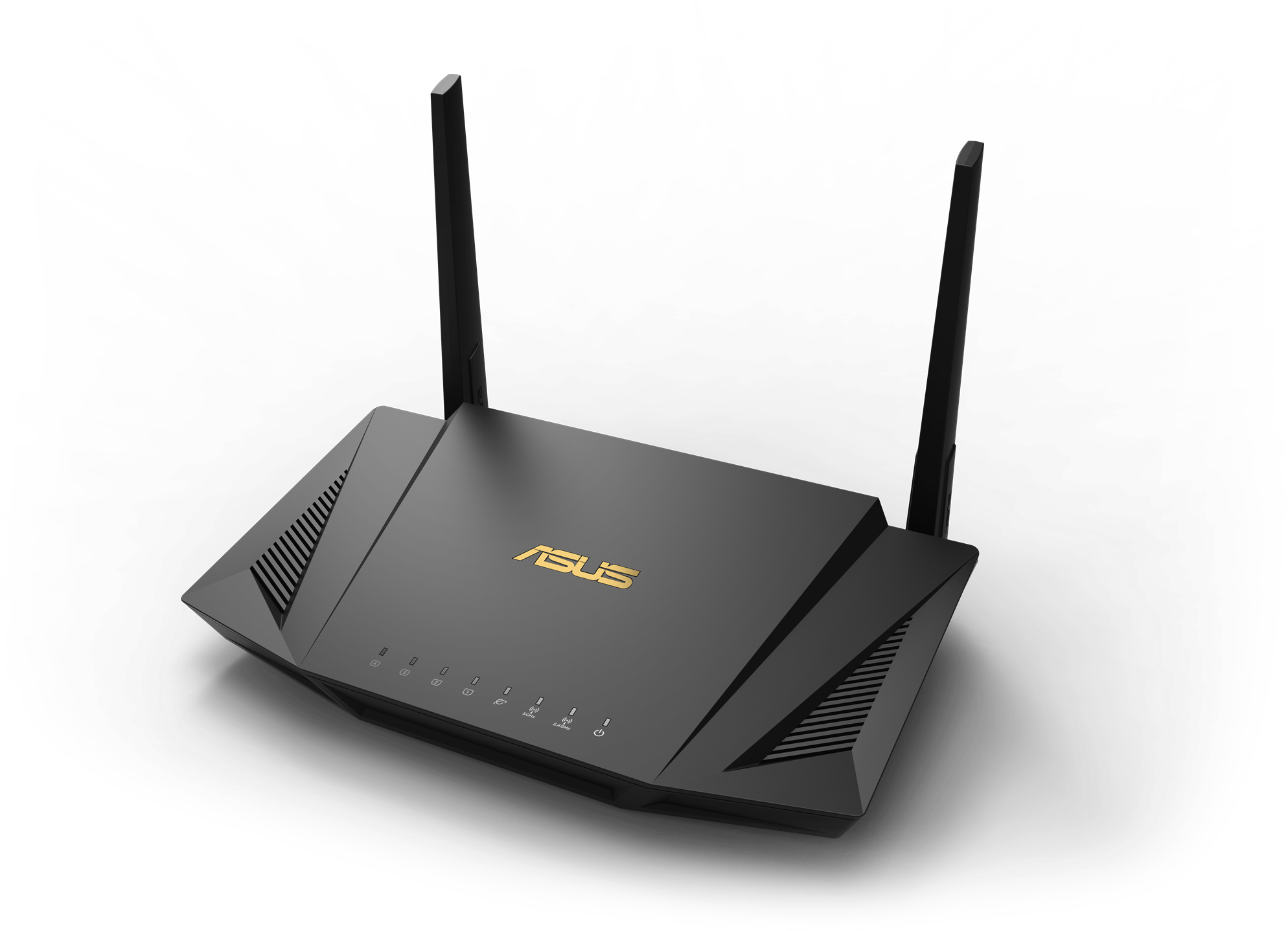 Black A S U S Wireless Router