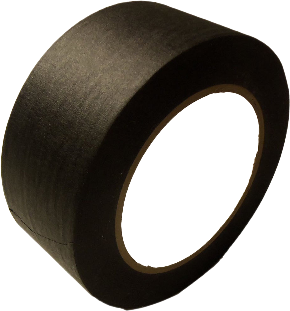 Black Adhesive Tape Roll