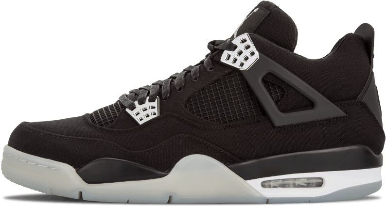 Black Air Jordan4 Sneaker