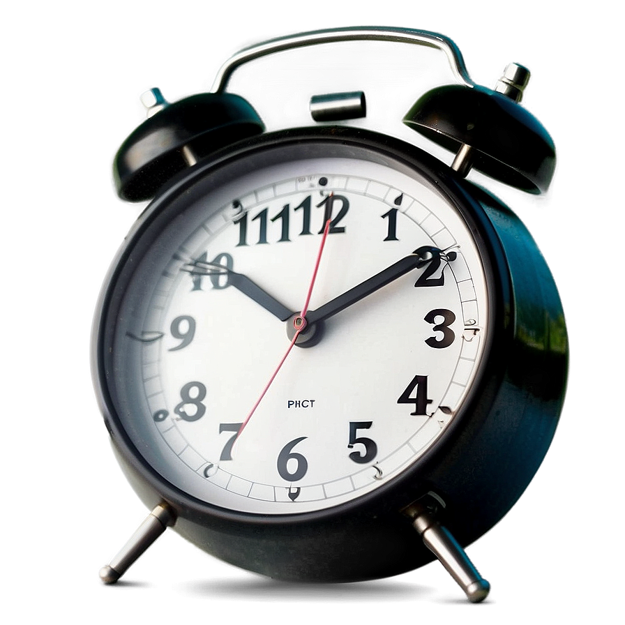 Black Alarm Clock Png 05252024