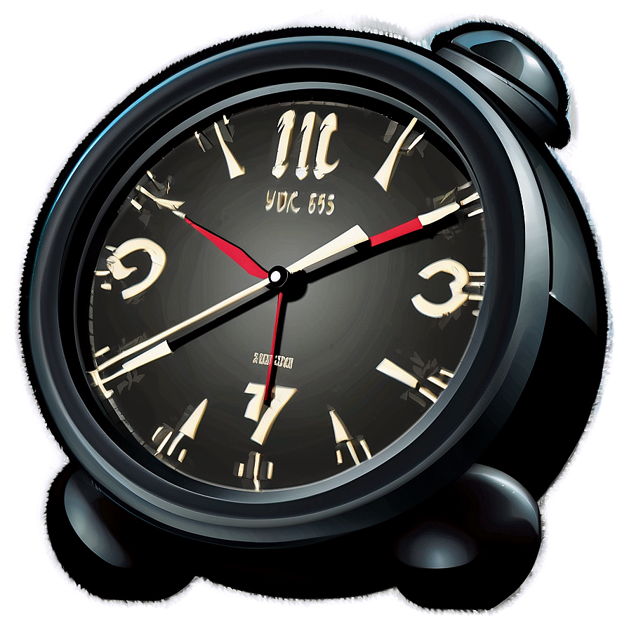 Black Alarm Clock Png Apq