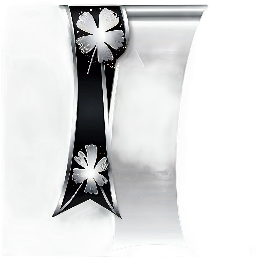 Black And Silver Banner Png 64