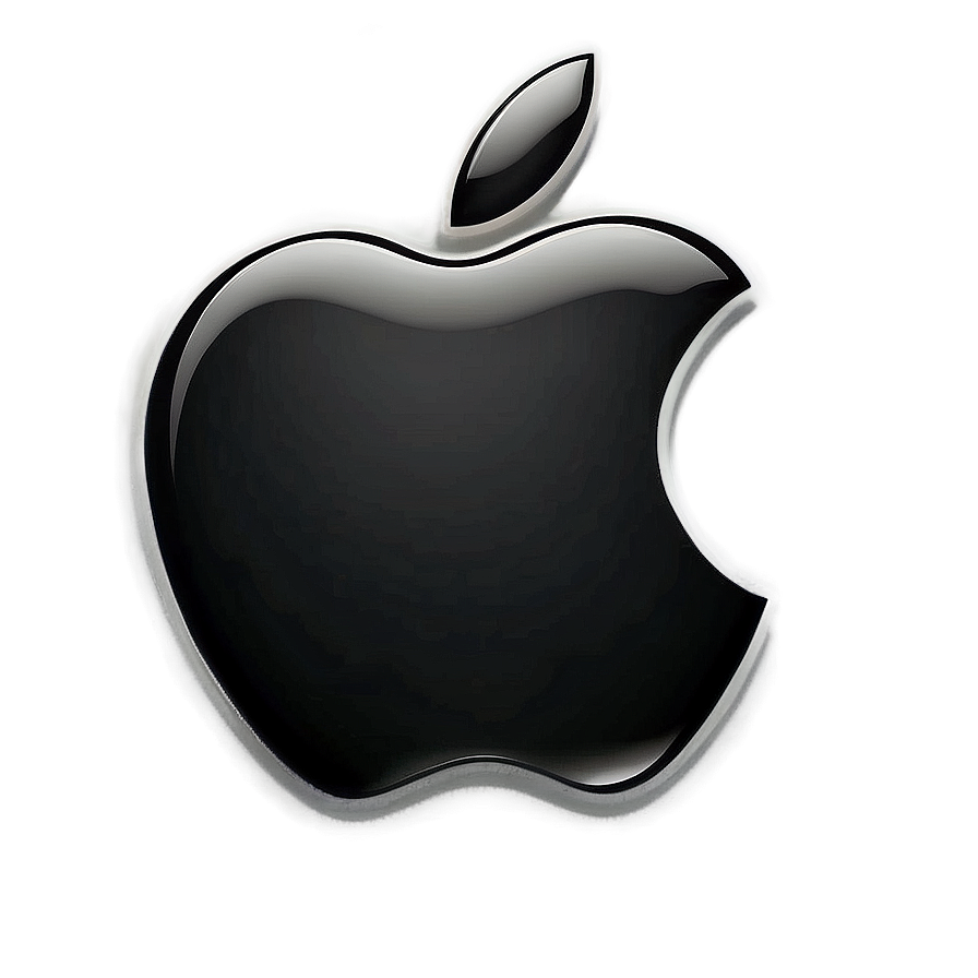 Black And White Apple Logo Png 05232024