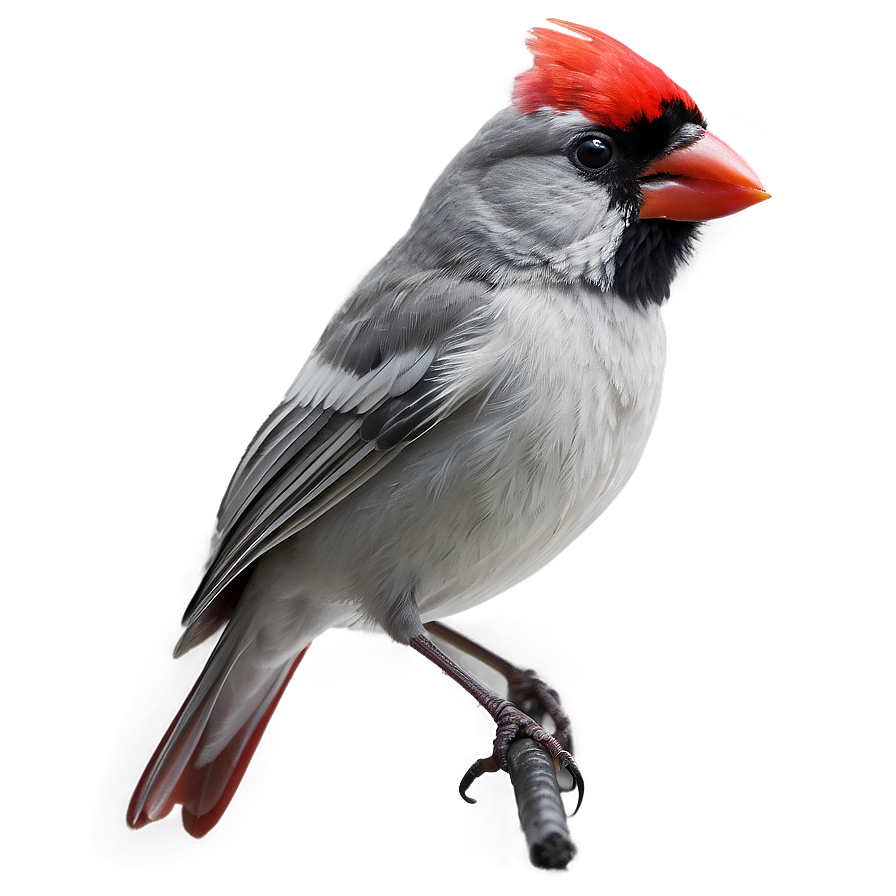 Black And White Cardinal Png Lyi29