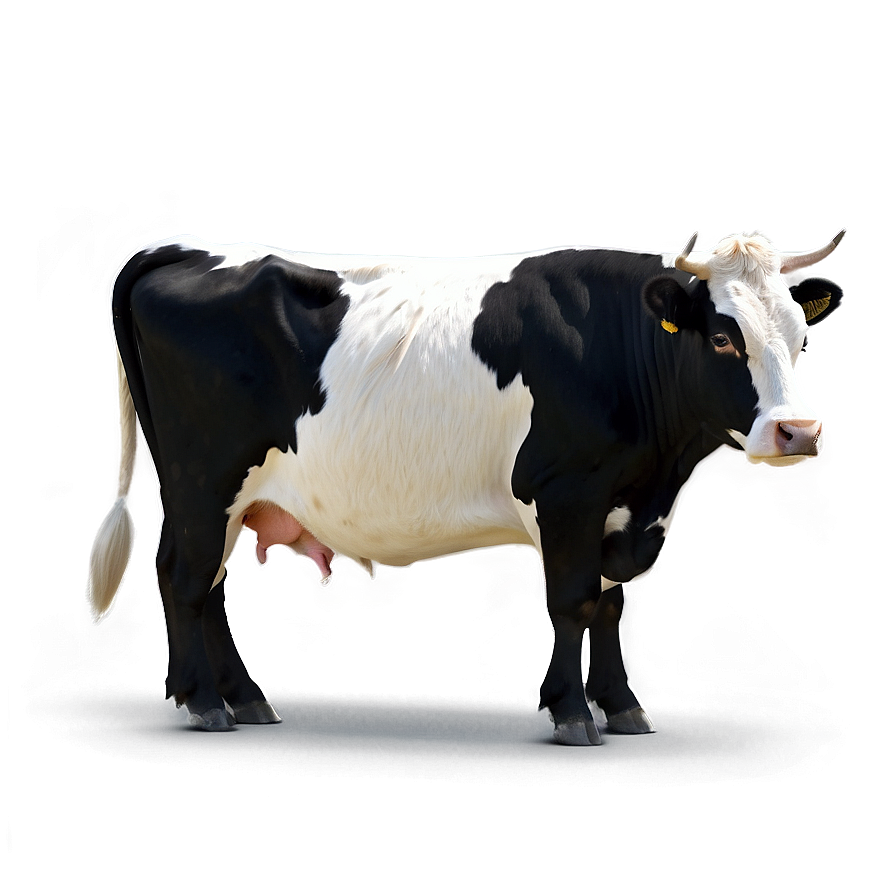 Black And White Cow Png 05032024