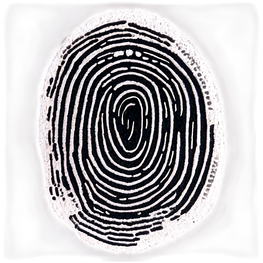 Black And White Fingerprint Png 71