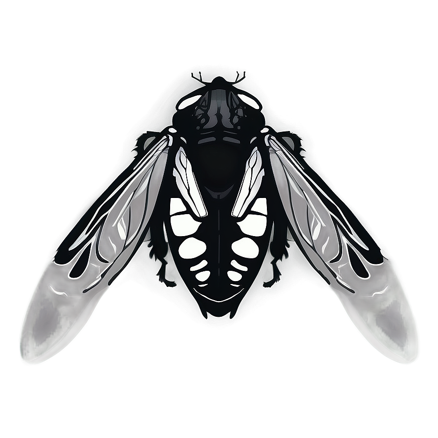 Black And White Fly Drawing Png Xkk