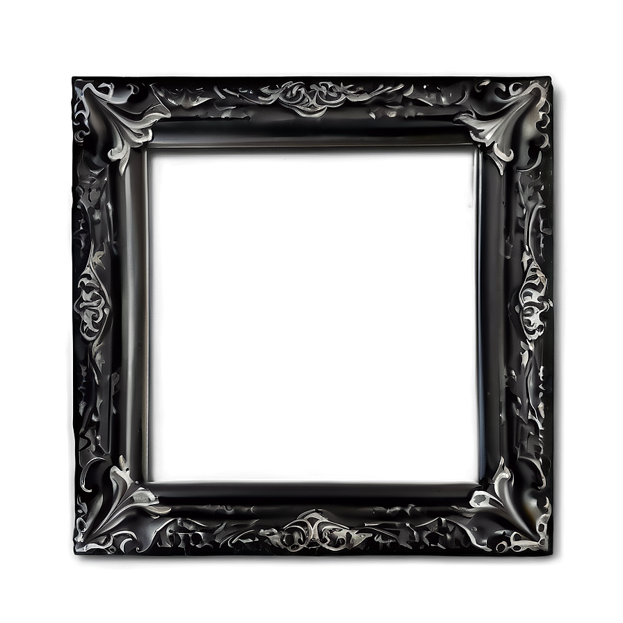 Black And White Frame Border Png 06262024