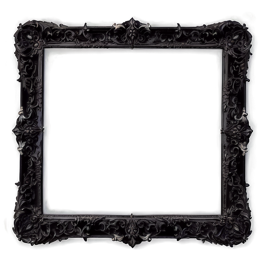 Black And White Frame Design Png 91