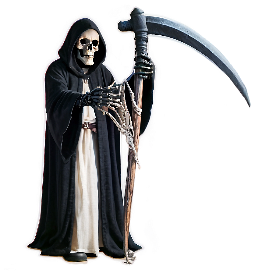 Black And White Grim Reaper Png Own
