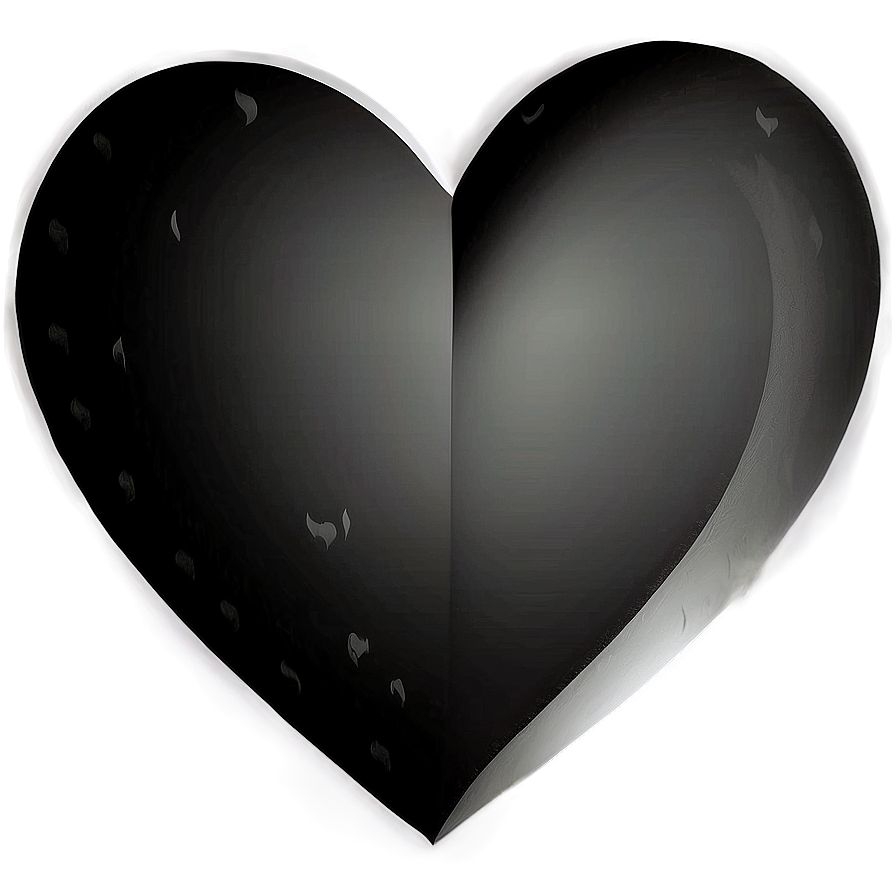 Black And White Heart Clipart Png Iyr62