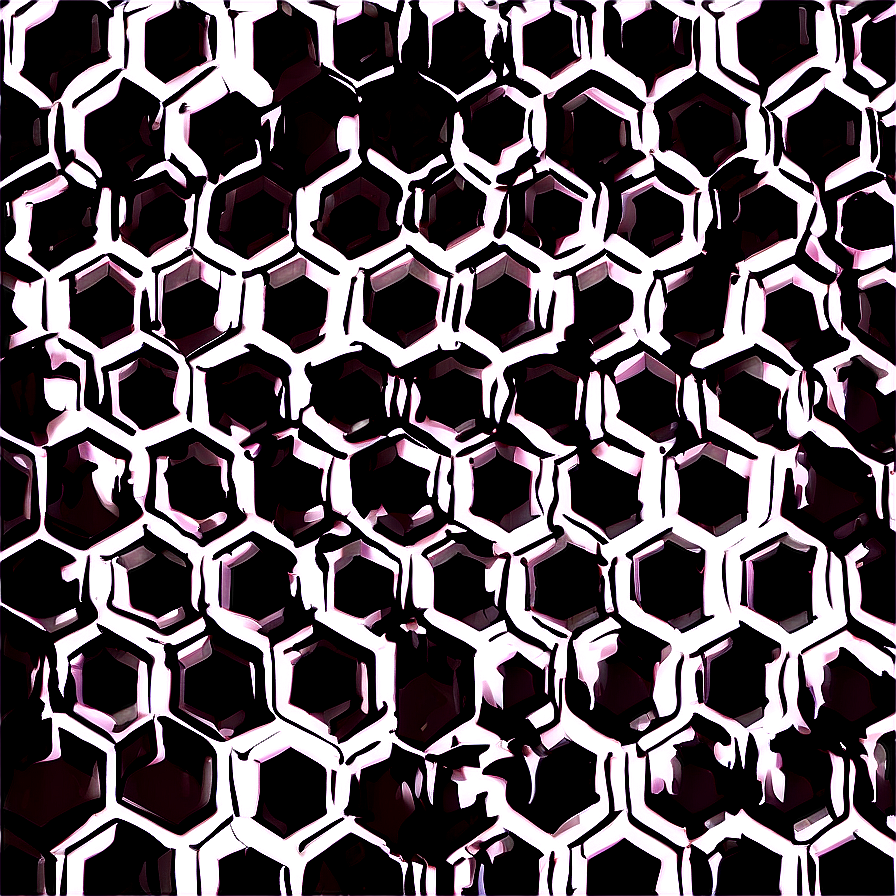 Black And White Honeycomb Pattern Png 06262024