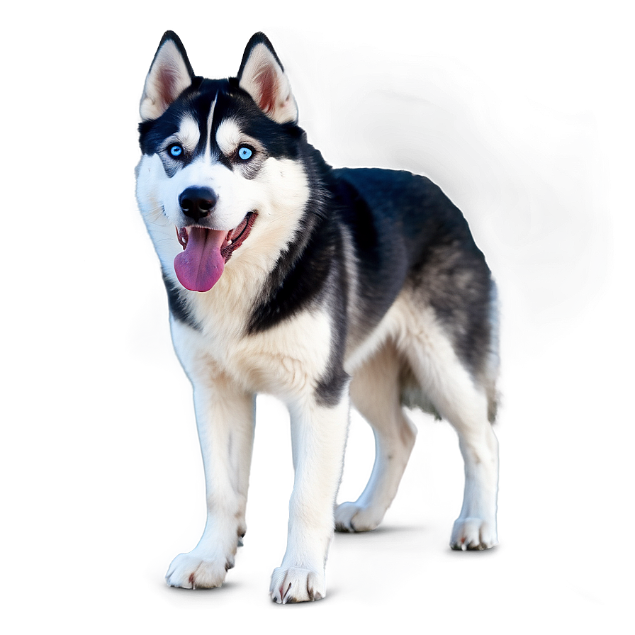 Black And White Husky Png 24