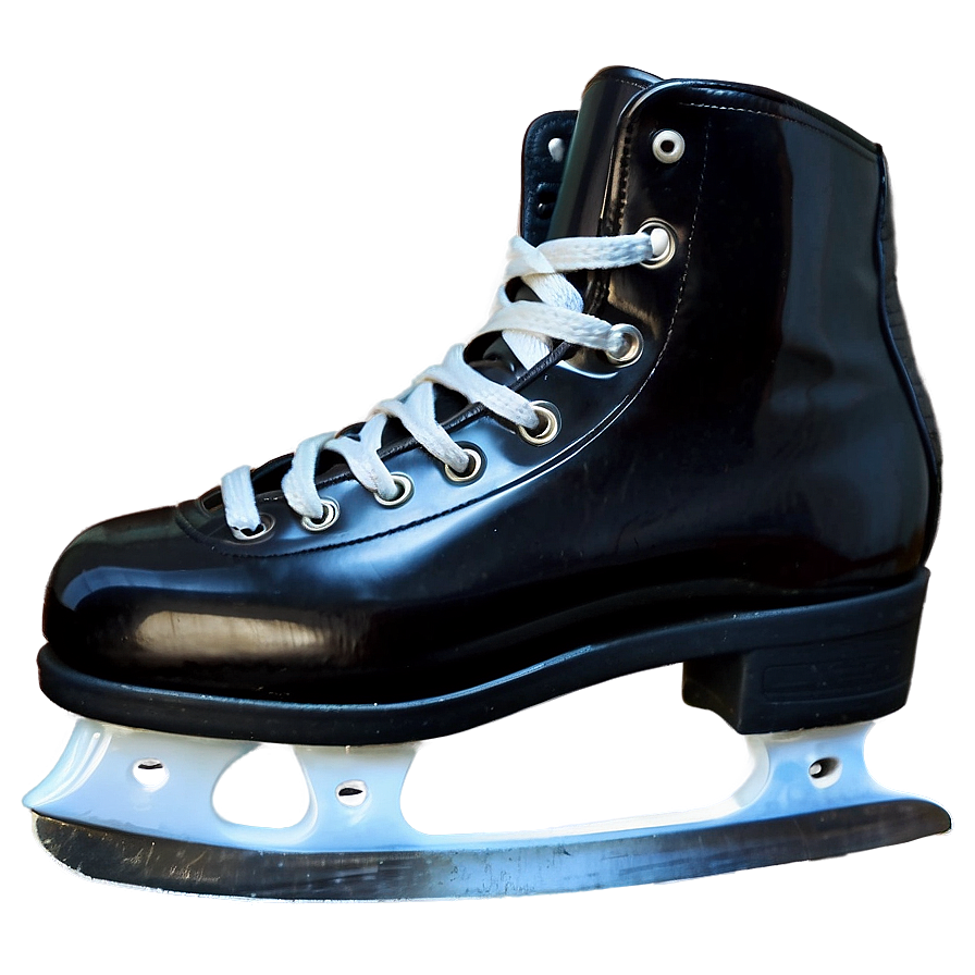 Black And White Ice Skate Png 06212024