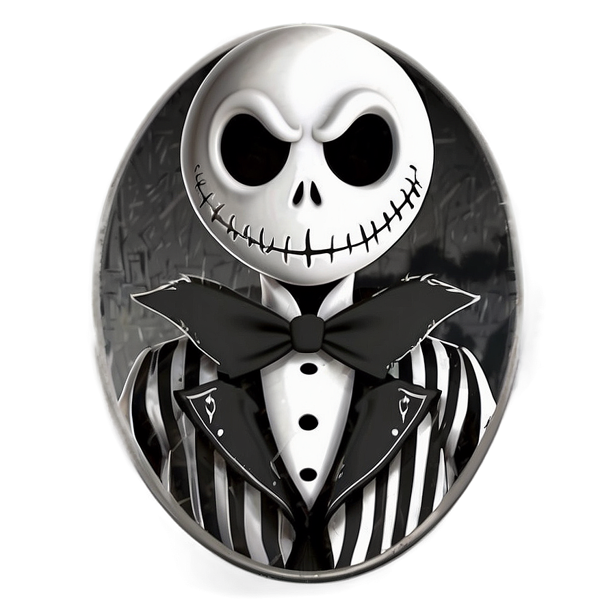 Black And White Jack Skellington Png Gjg