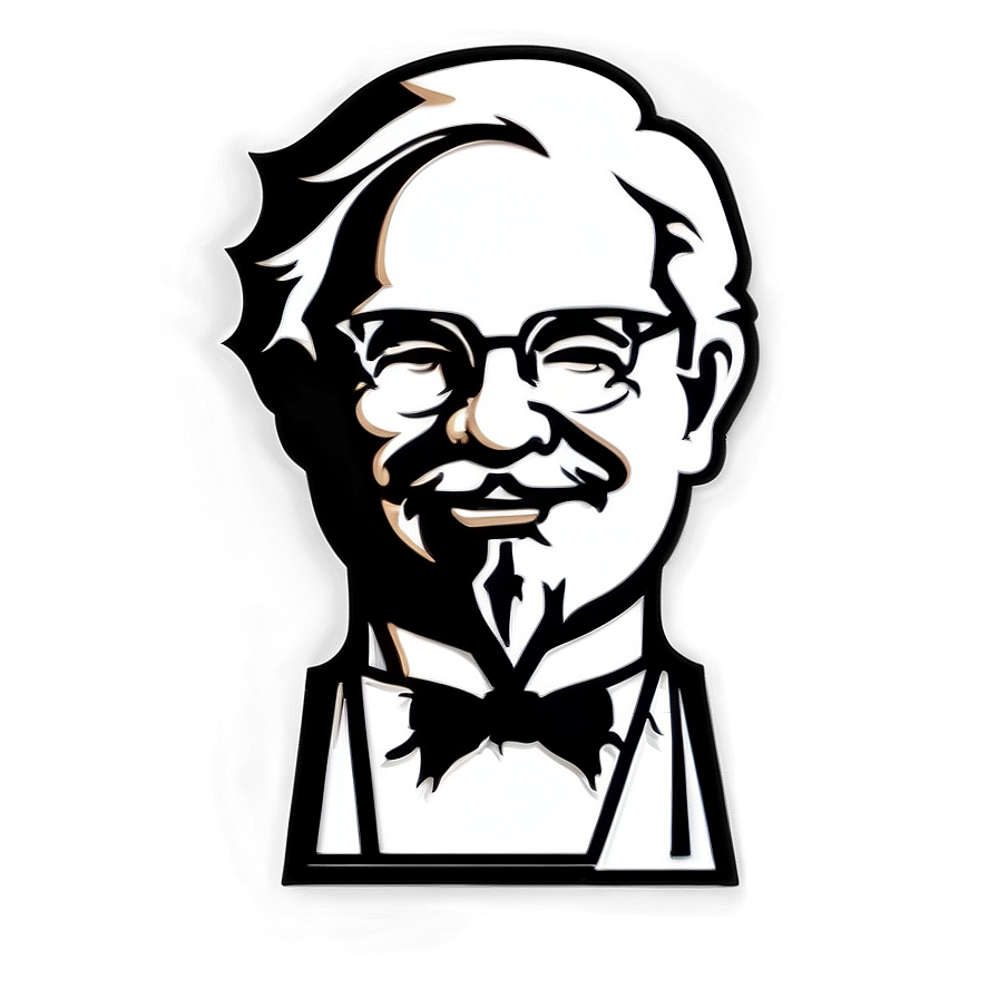 Black And White Kfc Logo Png 05252024