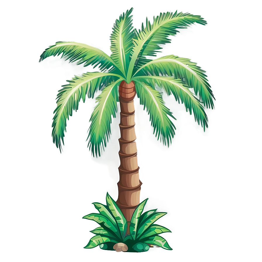 Black And White Palm Tree Png 84