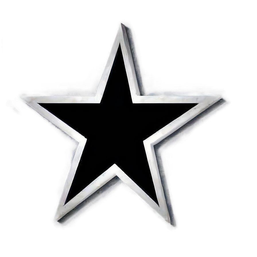 Black And White Star Pattern Png Hnk92