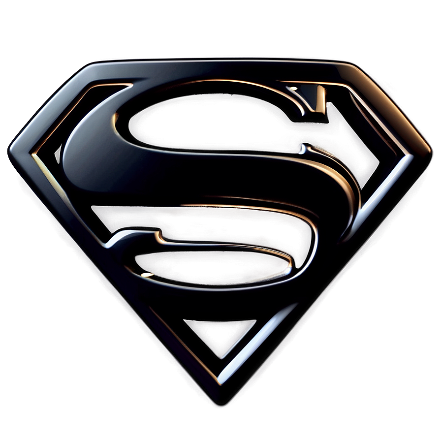 Black And White Superman Logo Png 72