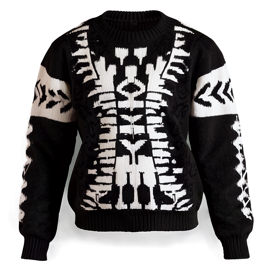 Black And White Sweater Png Ekg