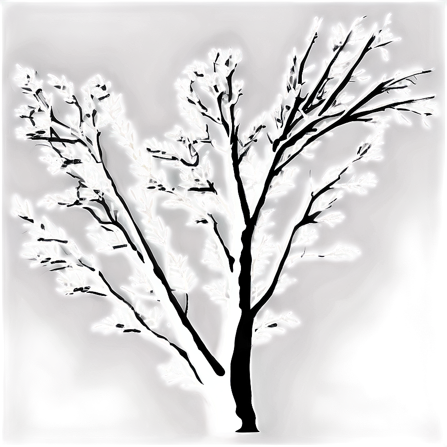 Black And White Tree Branches Png 8