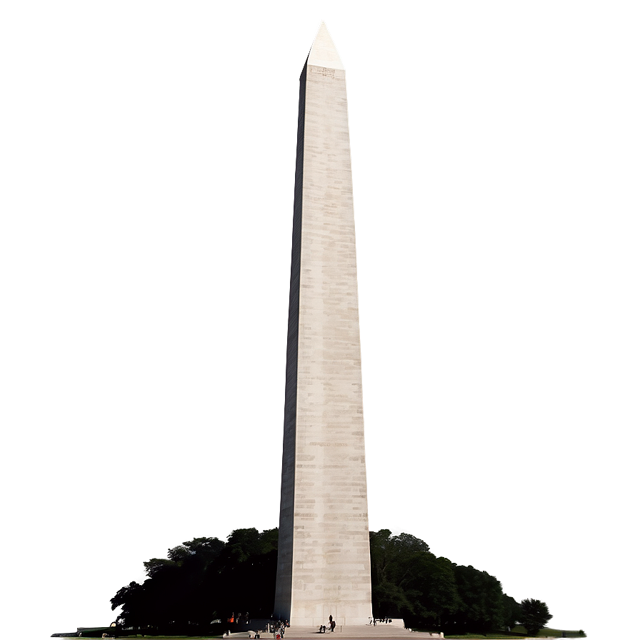 Black And White Washington Monument Png Cxq23