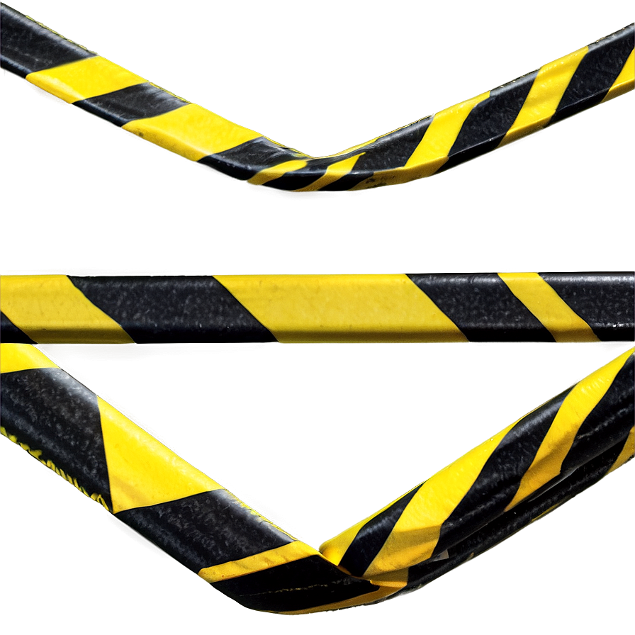 Black And Yellow Caution Tape Png 16