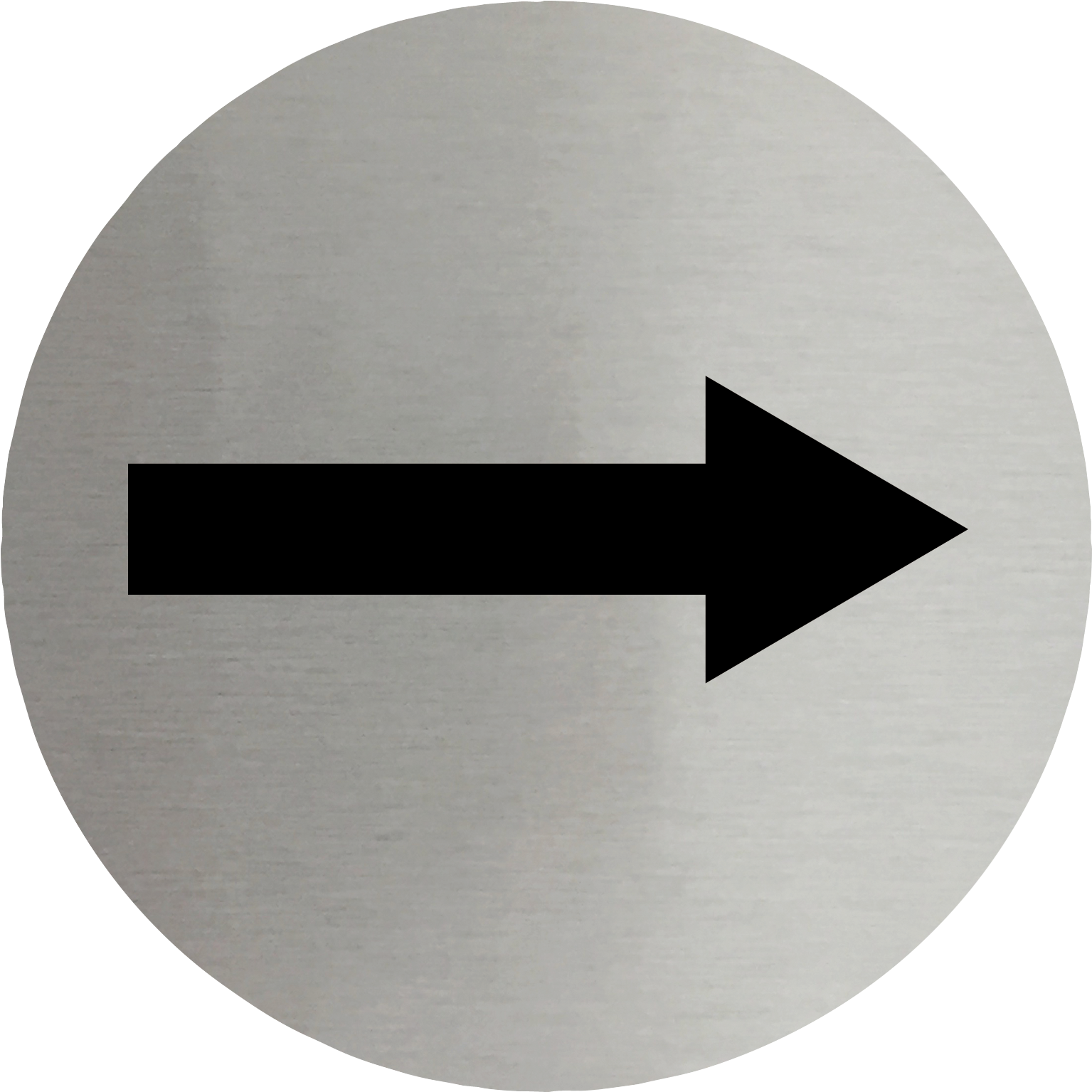 Black Arrow Directional Sign