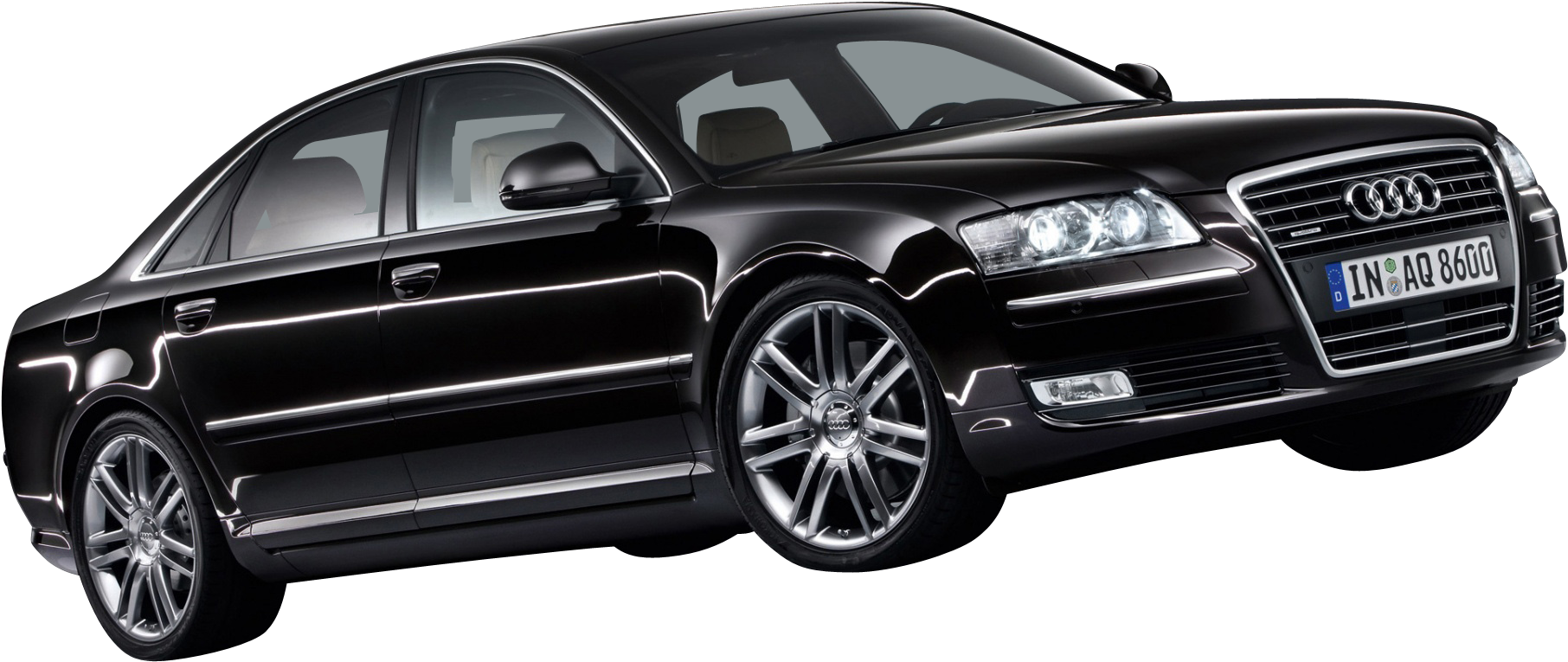 Black Audi Luxury Sedan