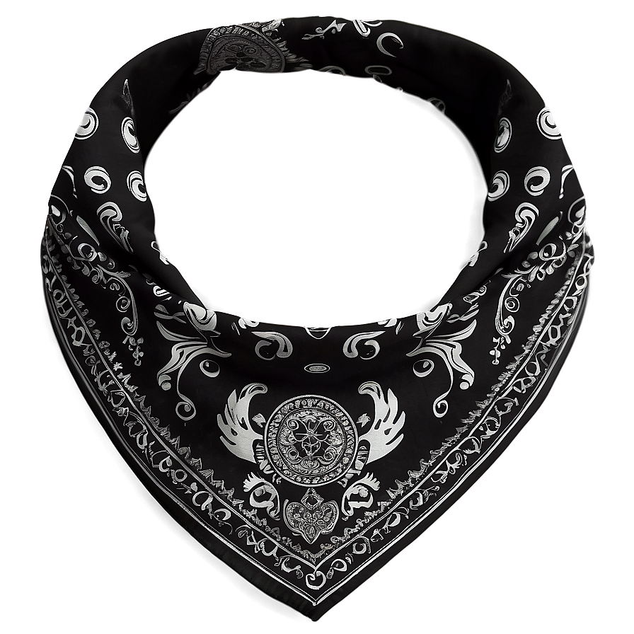 Black Bandana Art Png Cpk