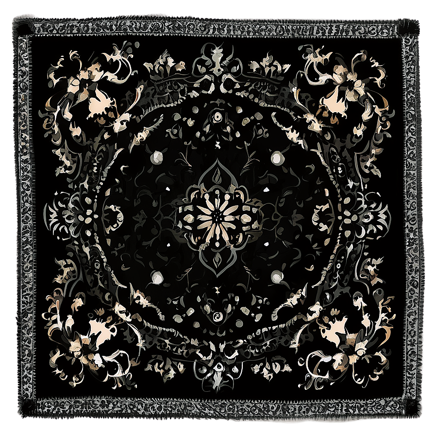 Black Bandana Face Cover Png Rmd