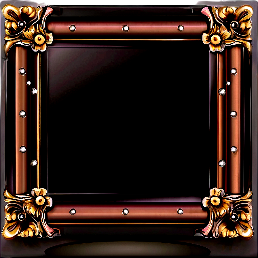 Black Banner Frame Png 96