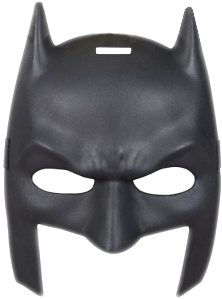 Black Batman Mask Costume Accessory