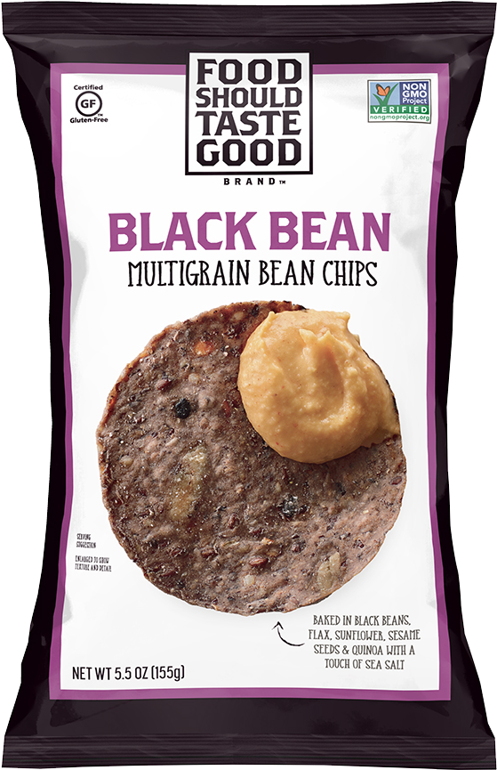 Black Bean Multigrain Chips Package