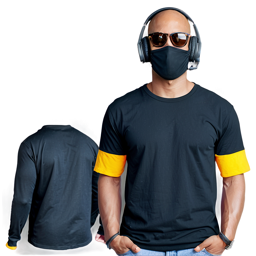 Black Blank Shirt Png 68