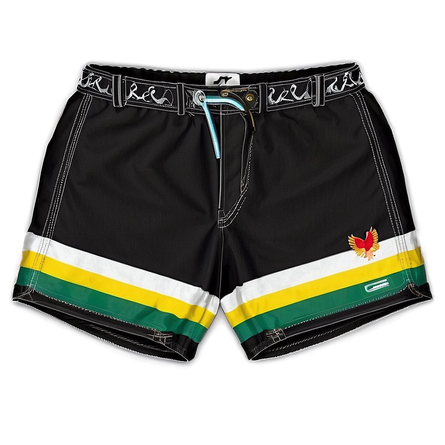 Black Board Shorts Png 42