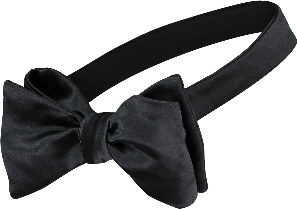 Black Bow Tie Elegant Accessory