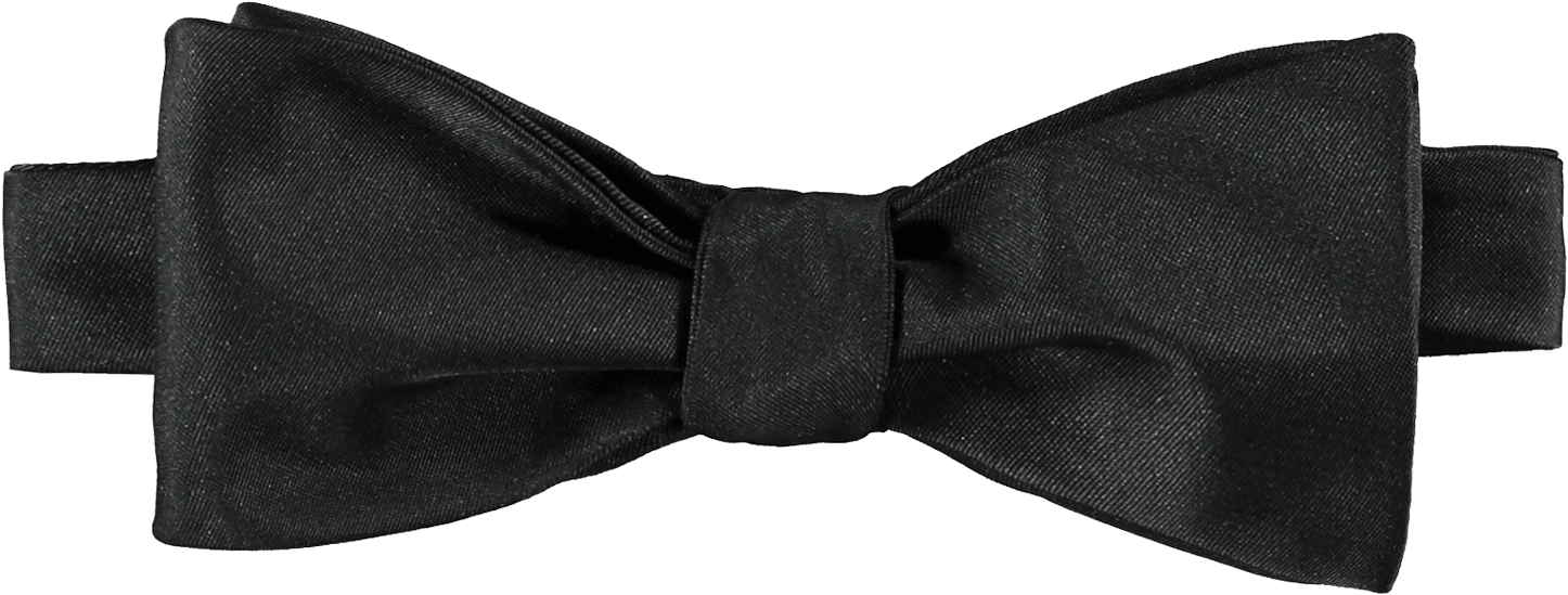 Black Bow Tie Elegant Accessory