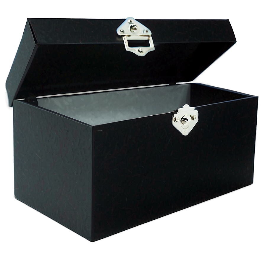 Black Box With Lid Png Tau