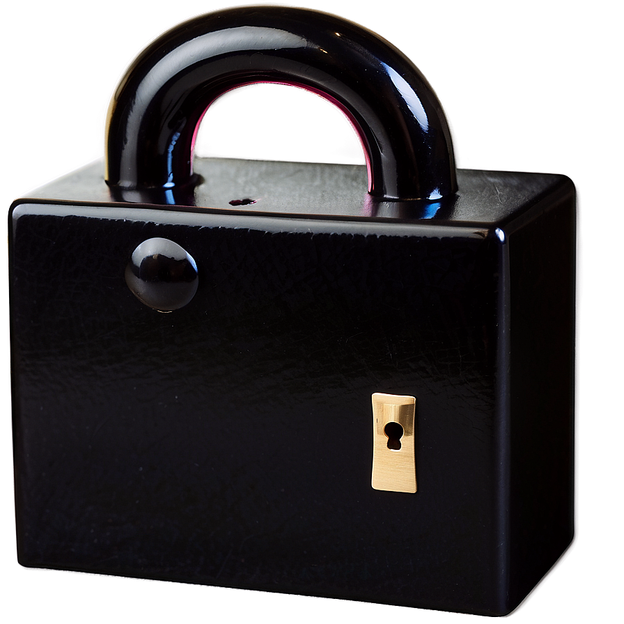 Black Box With Lock Png Ipg34