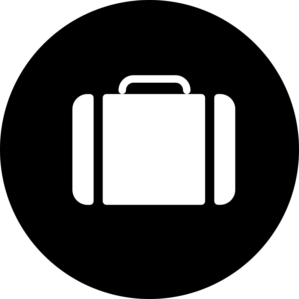 Black Briefcase Icon