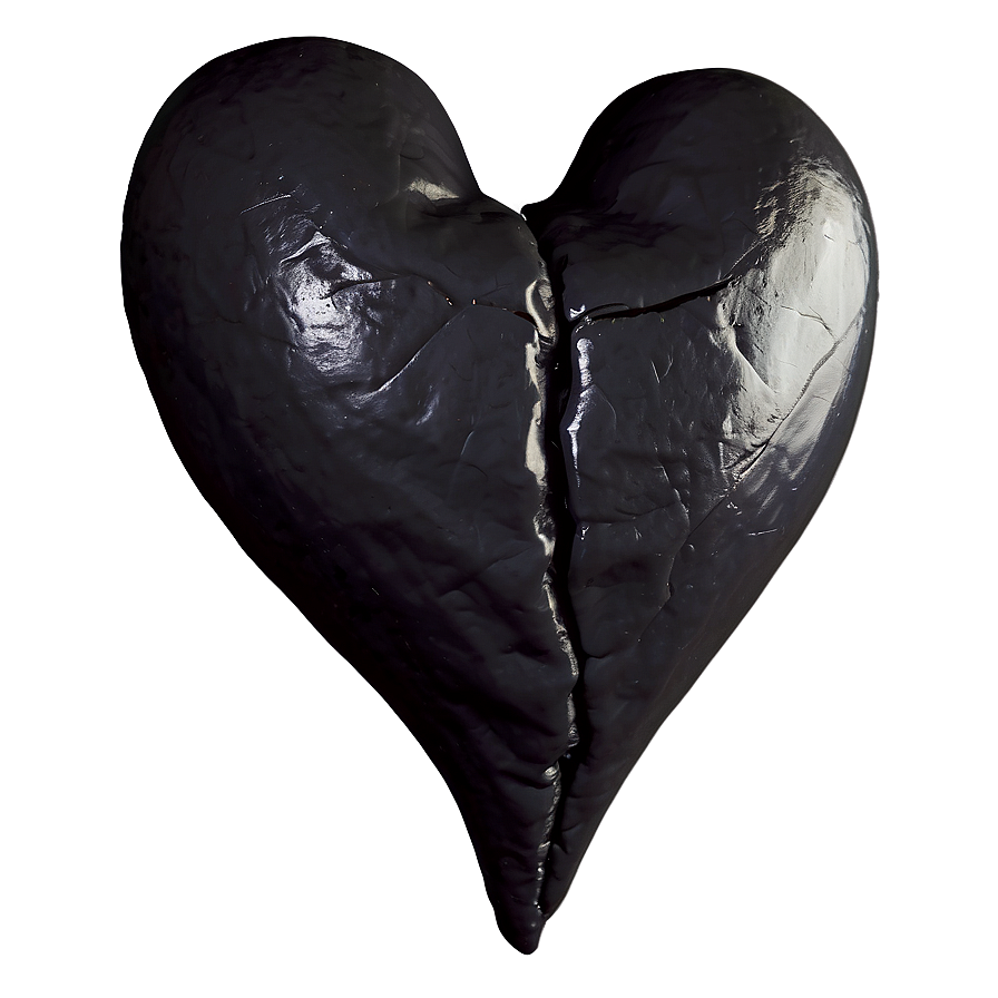 Black Broken Heart D