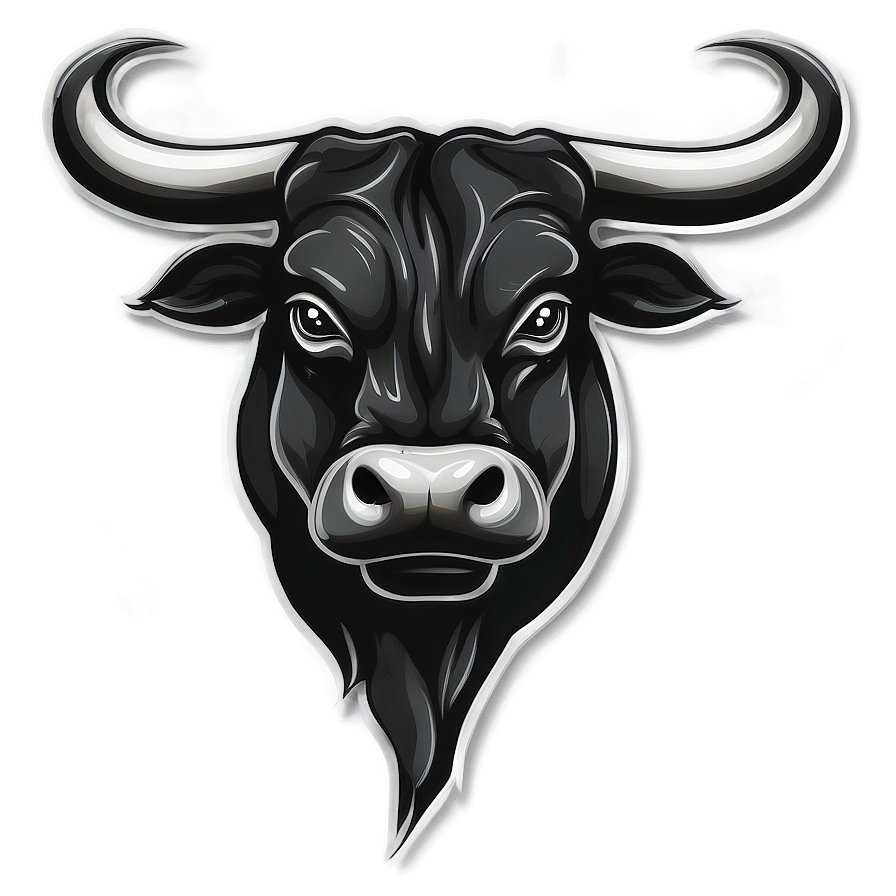 Black Bull Vector Png 05242024