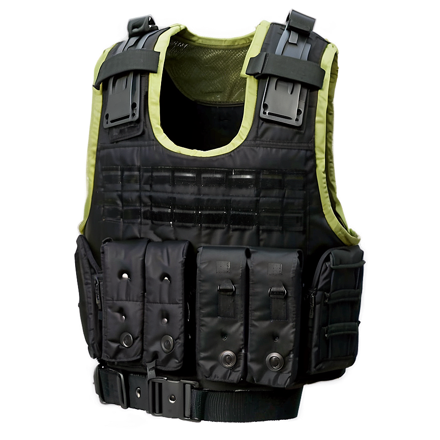 Black Bulletproof Vest Png Jnr56