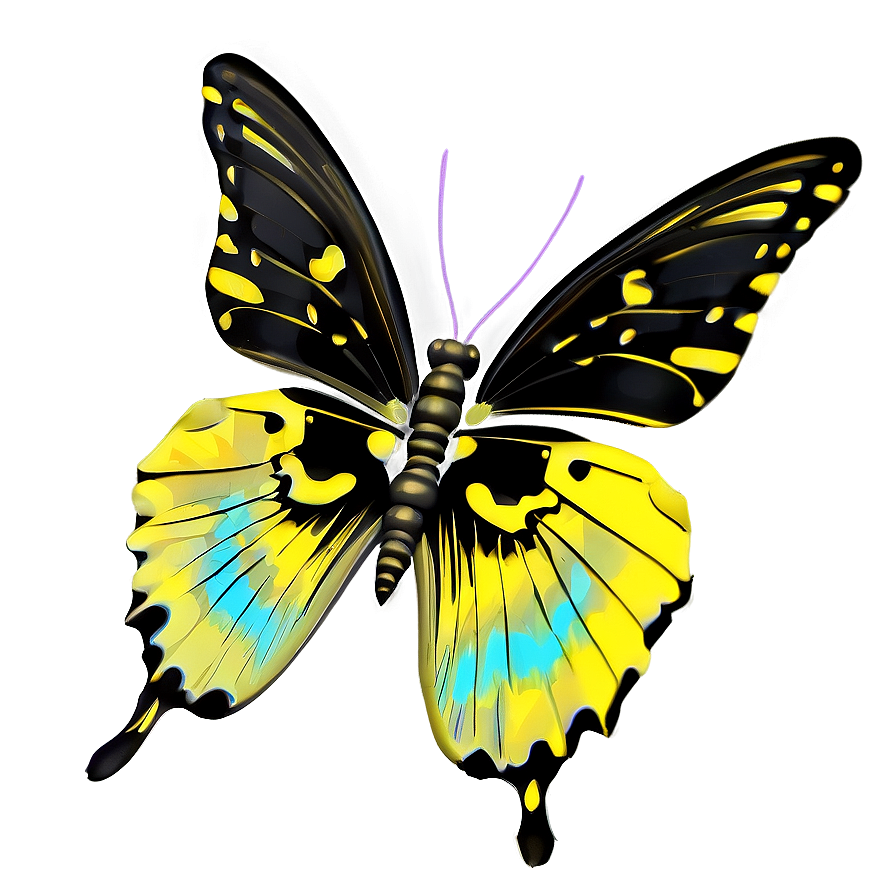 Black Butterfly Decoration Png Fbe